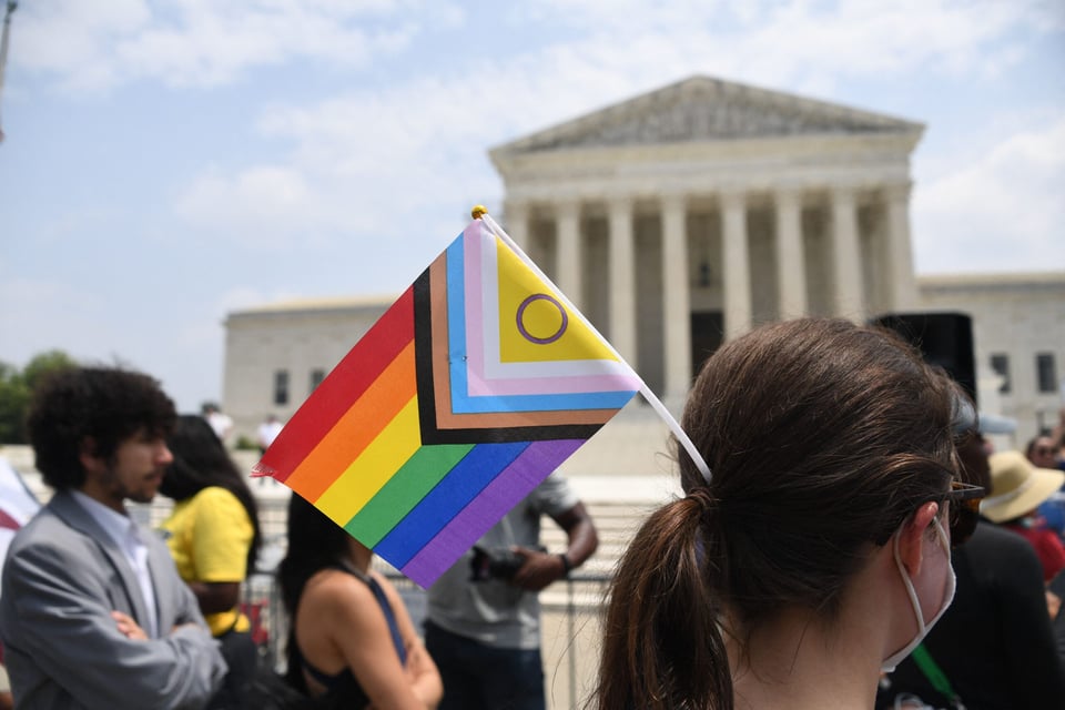 Lorie Smith, anti-LGBTQ ruling, Supreme Court, Pride flag, pride