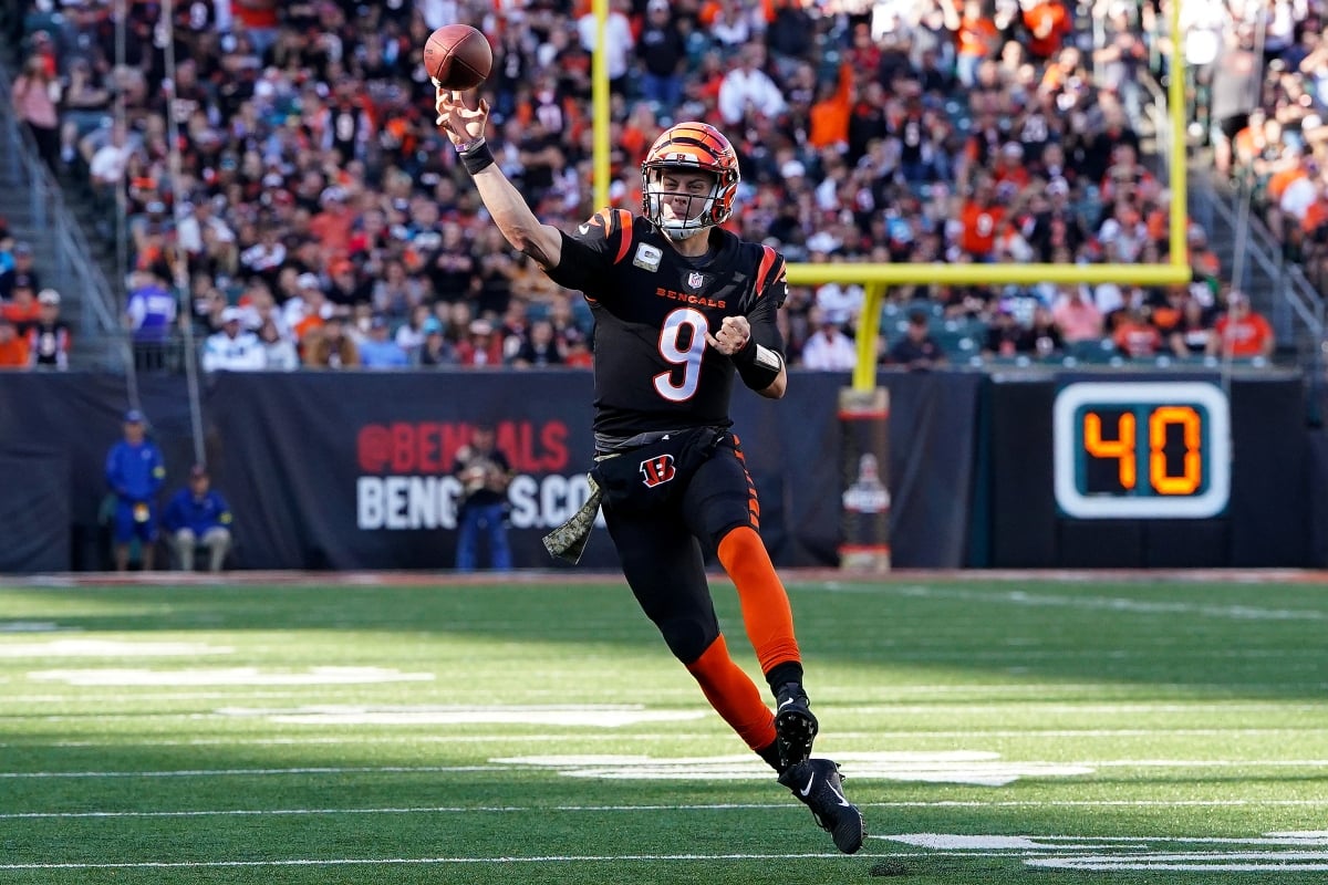Joe Mixon de los Bengals consigue la victoria para su equipo
