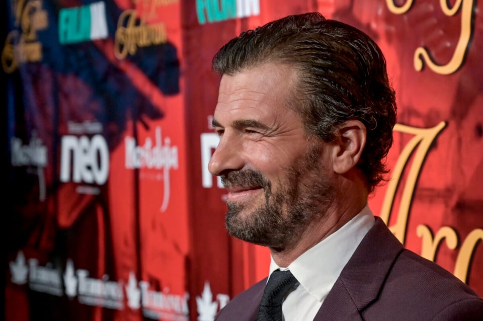 Spanish actor on red carpet