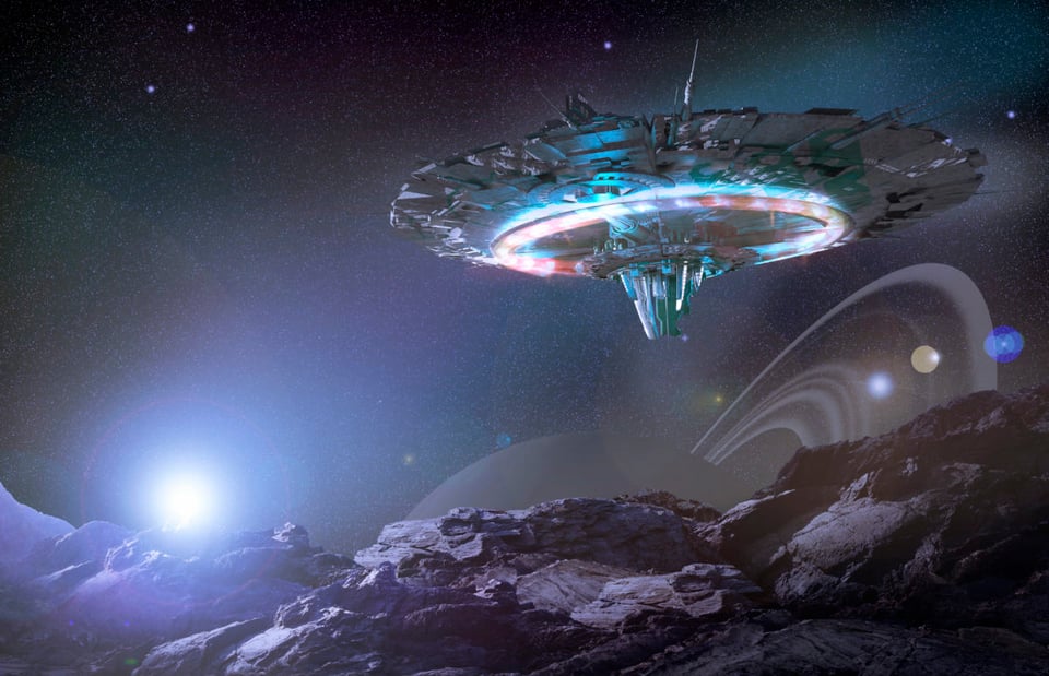 Extraterrestres, nave espacial, espacio, OVNI, ciencia