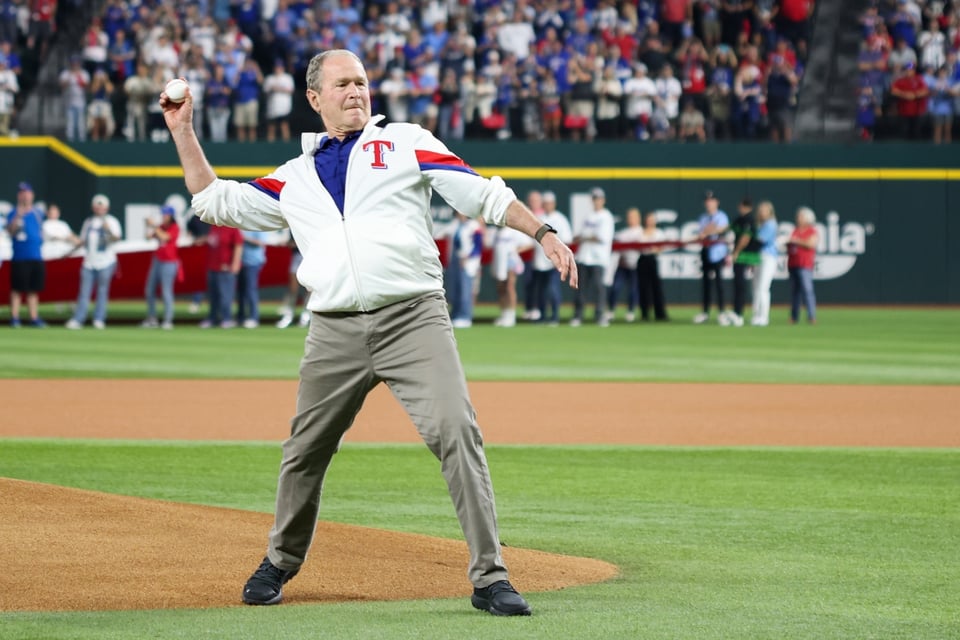expresidente, beisbol, George W. Bush, EEUU, MundoNOW