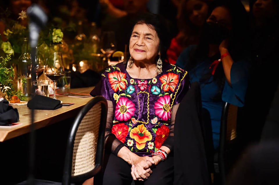 Dolores Huerta, Unión de Trabajadores Agrícolas, César Chávez, líder, MundoNOW