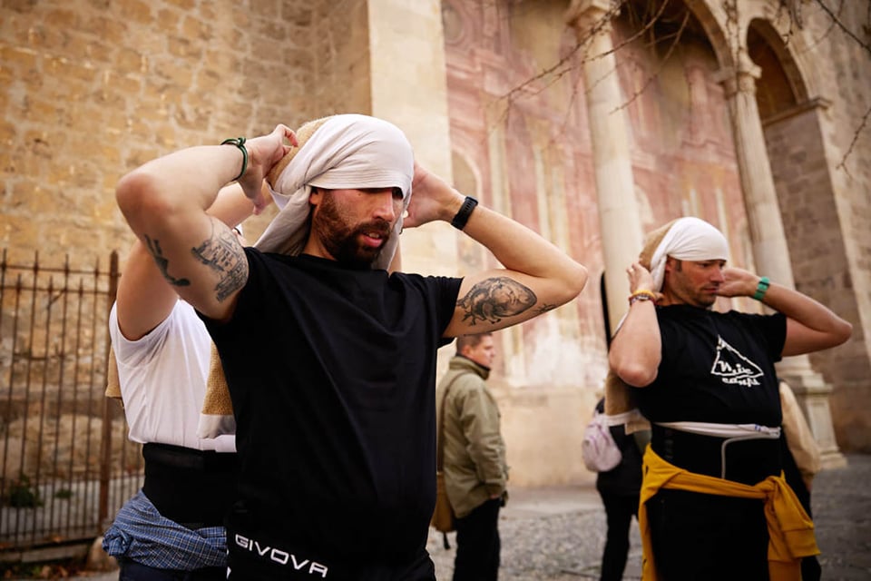 Spain, procession, brotherhood, traditional, robes, hoods