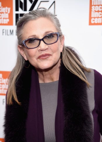 Última foto Carrie Fisher