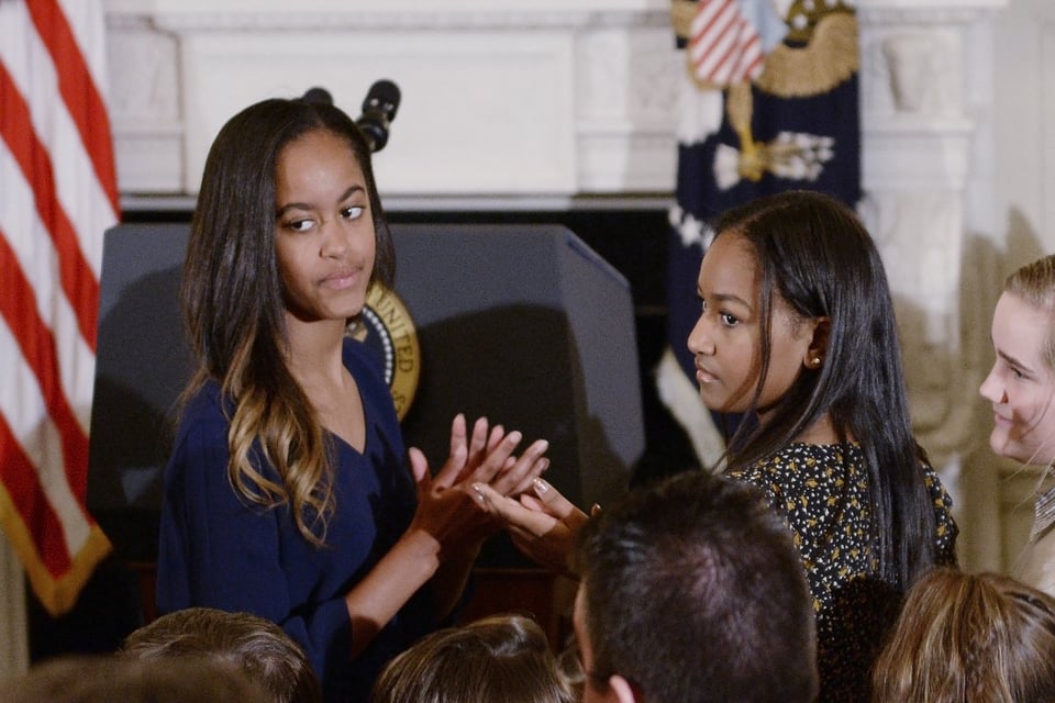 Sasha Obama, fumando bikini, Barack Obama, hija,
