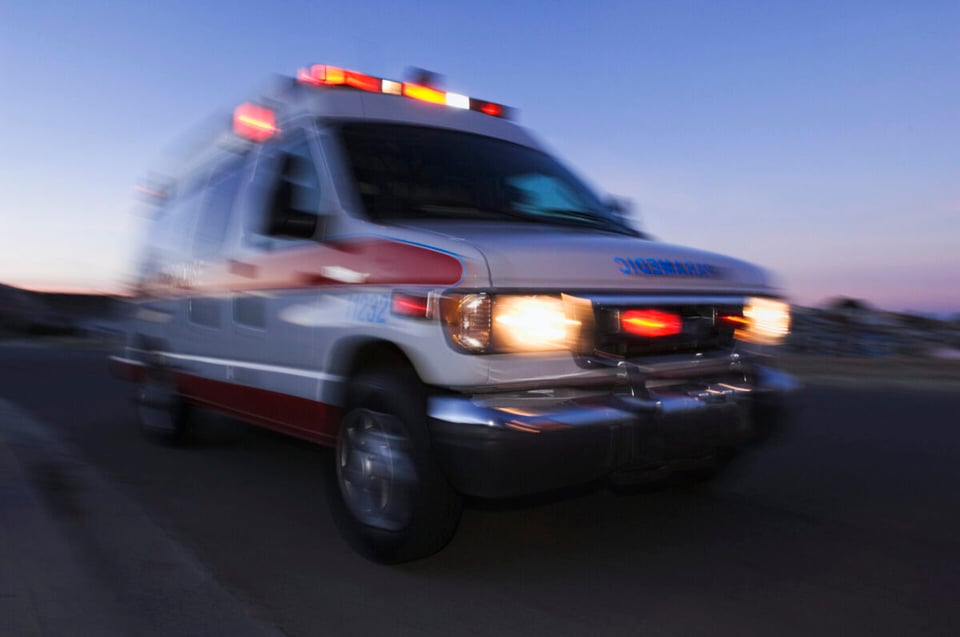 Ambulancia borrosa