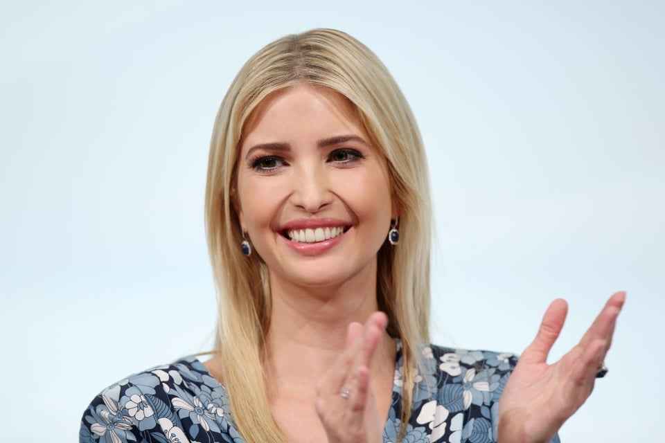 Ivanka Trump appears in a patterned swimsuit and leaves many breathless