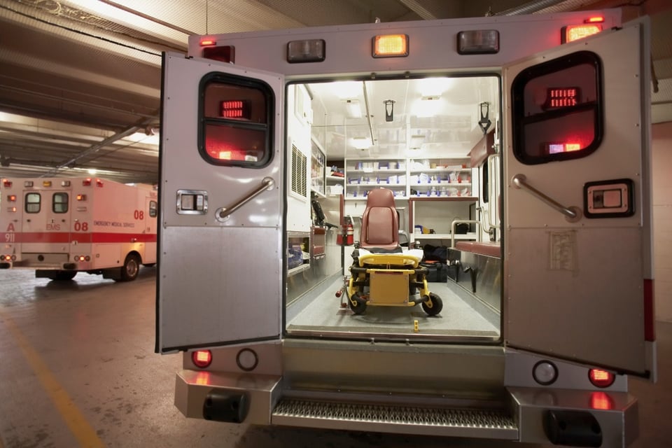 Interior ambulancia