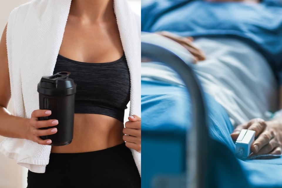 Influencer termina en coma luego de haber tomado un licuado de proteínas