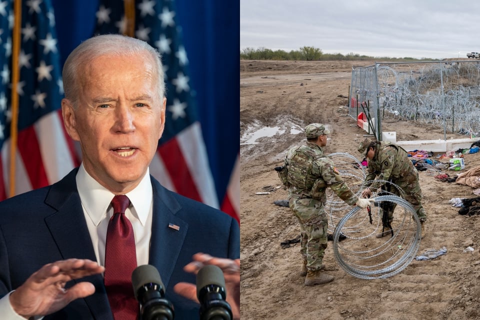 Gobierno de Joe Biden pide a la Corte Suprema cortar alambre de púas en la frontera