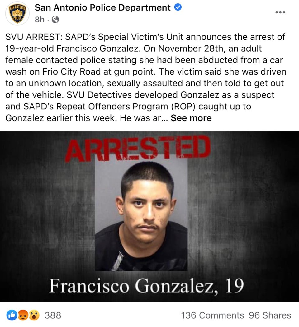 The victim calls the police to report the crime