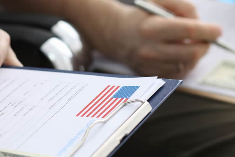 USCIS forms, blanks