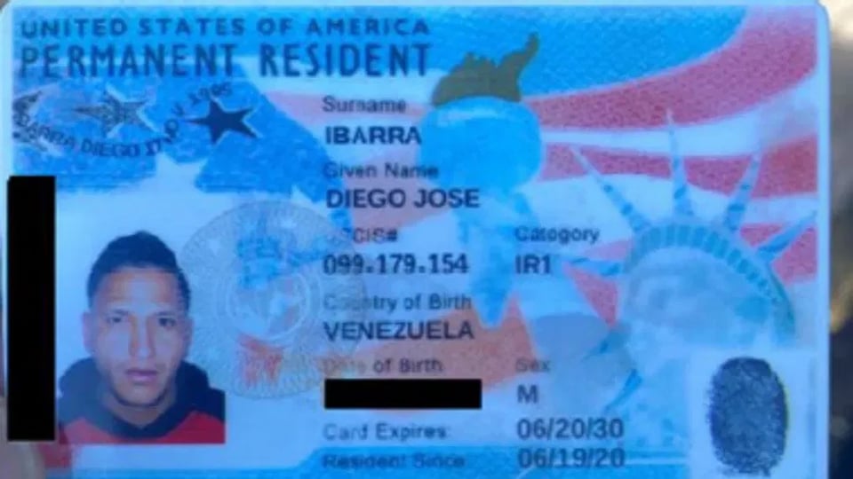 green card, migrante, indocumentado, brutal, delito
