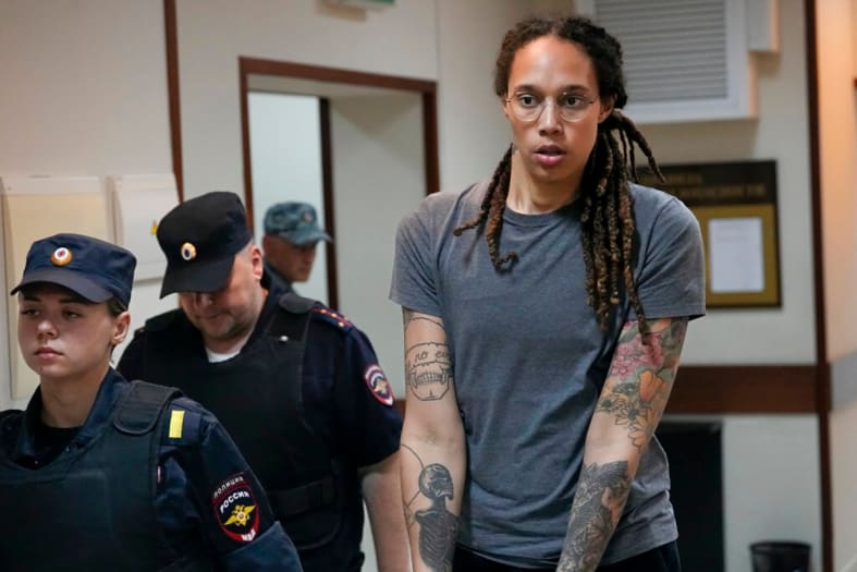 Biden celebrates the release of basketball star Brittney Griner in prisoner exchange