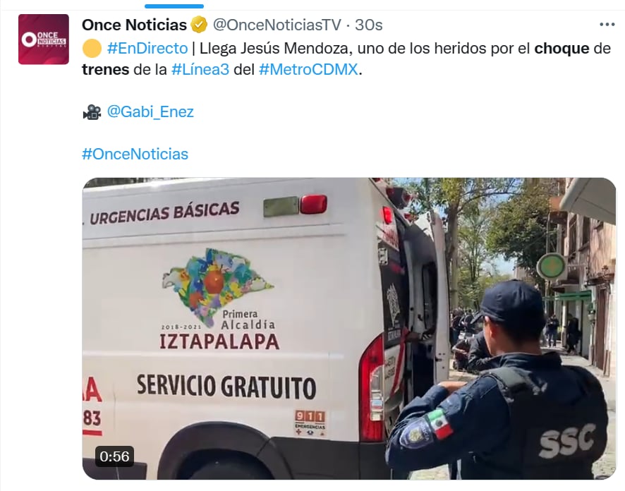 Accidente metro