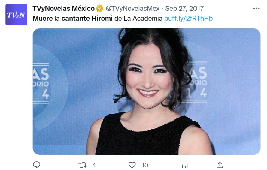 Muerte cantante mexicana