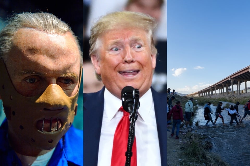 Donald Trump compara a inmigrantes con Hannibal Lecter y dice que su lenguaje es de Marte