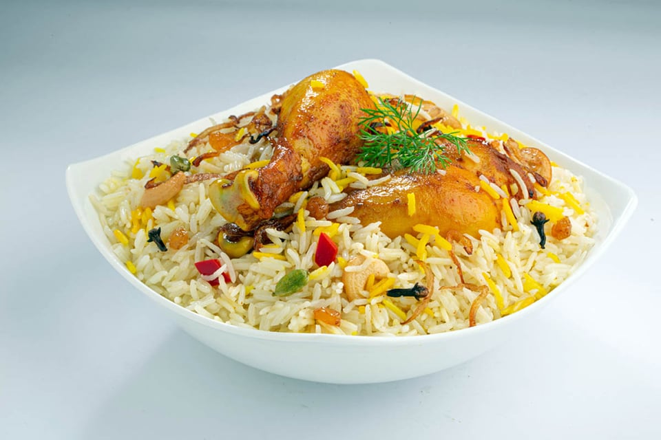 chicken and rice, lunch