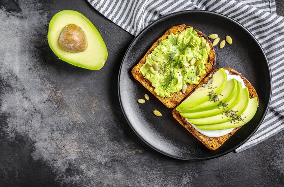 Avocado Toast, bread, Vegetarian food