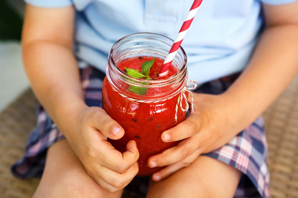 child, smoothie, drink