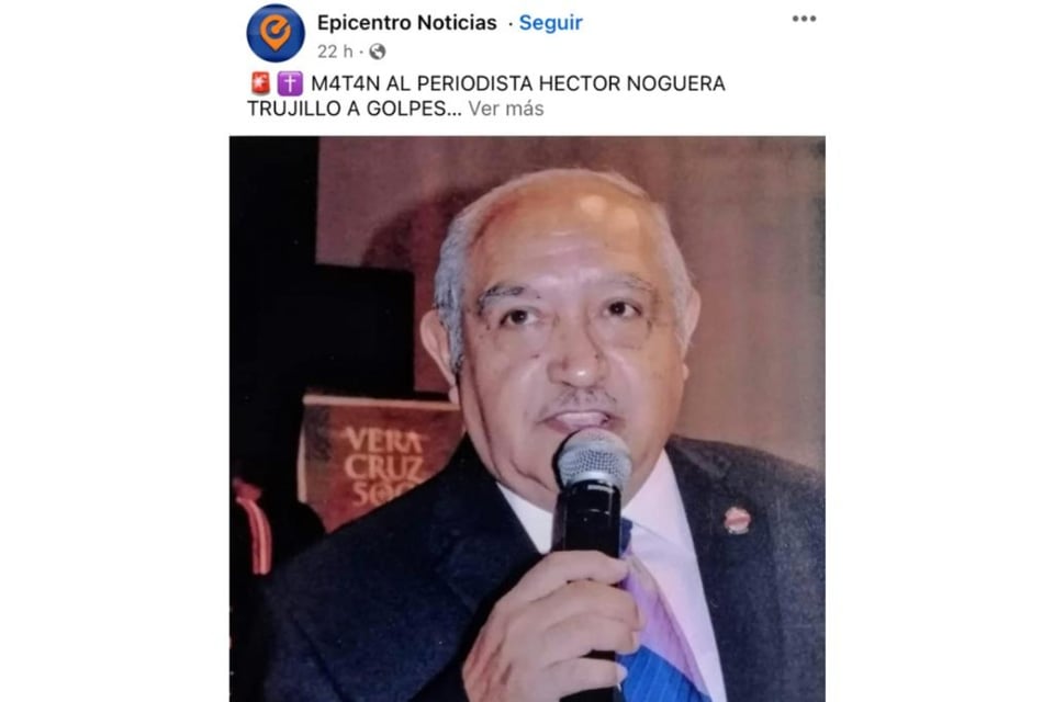 Muerte, periodista, Héctor Noguera, Veracruz, MundoNow