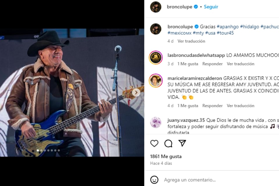 Bronco, Lupe Esparza, recognition, songs, mundonow