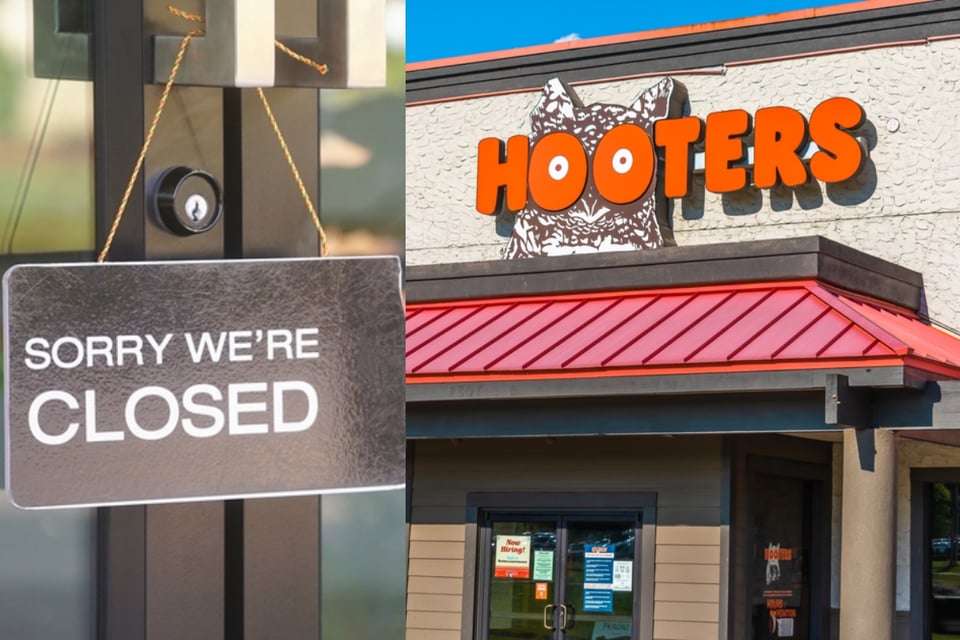 La cadena de restaurantes Hooters cierra decenas de sucursales en EEUU