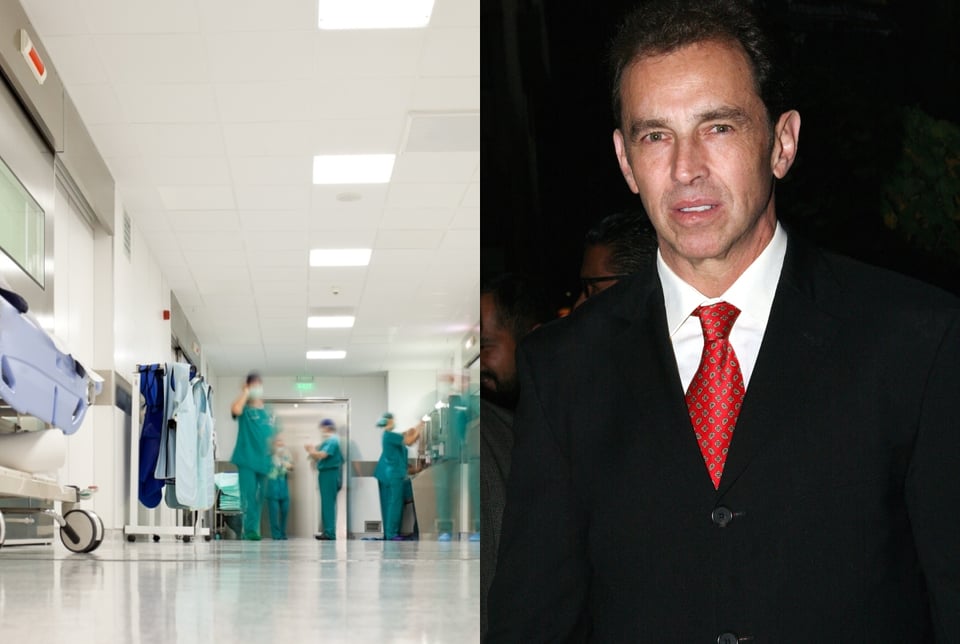 Hijo del actor mexicano Rafael del Villar se encuentra en terapia intensiva