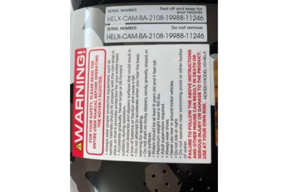 Hoverboards, Hover-1, Recall, United States, Retirement,