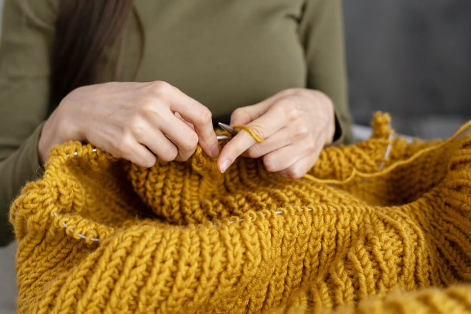 suéter, mujer, artesanía, hobby, consejos