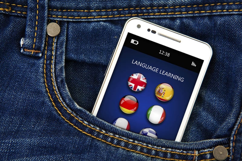 language learning application, smart phone