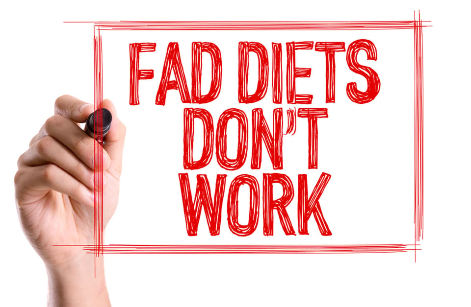 Fad diets concept