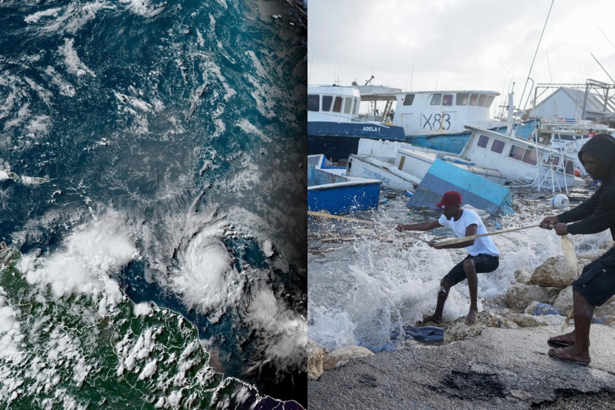 Huracán Beryl deja muertos, Tragedia. Clima, Tormenta, Lluvias