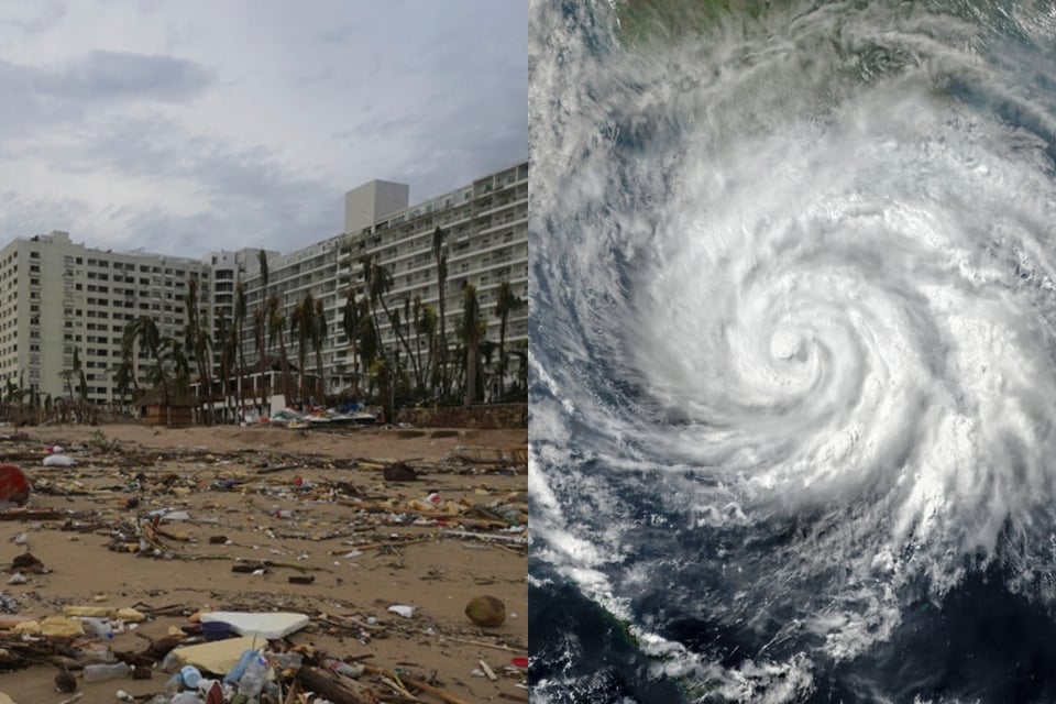 Tras paso del huracán Otis nueva tormenta se dirige hacia México