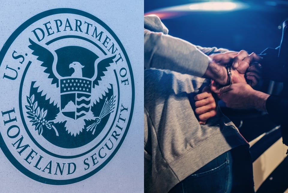 ICE realiza más de cien arrestos de no ciudadanos con antecedentes penales