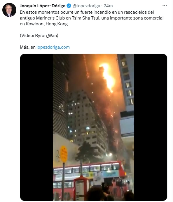 Incendio rascacielos Hong Kong