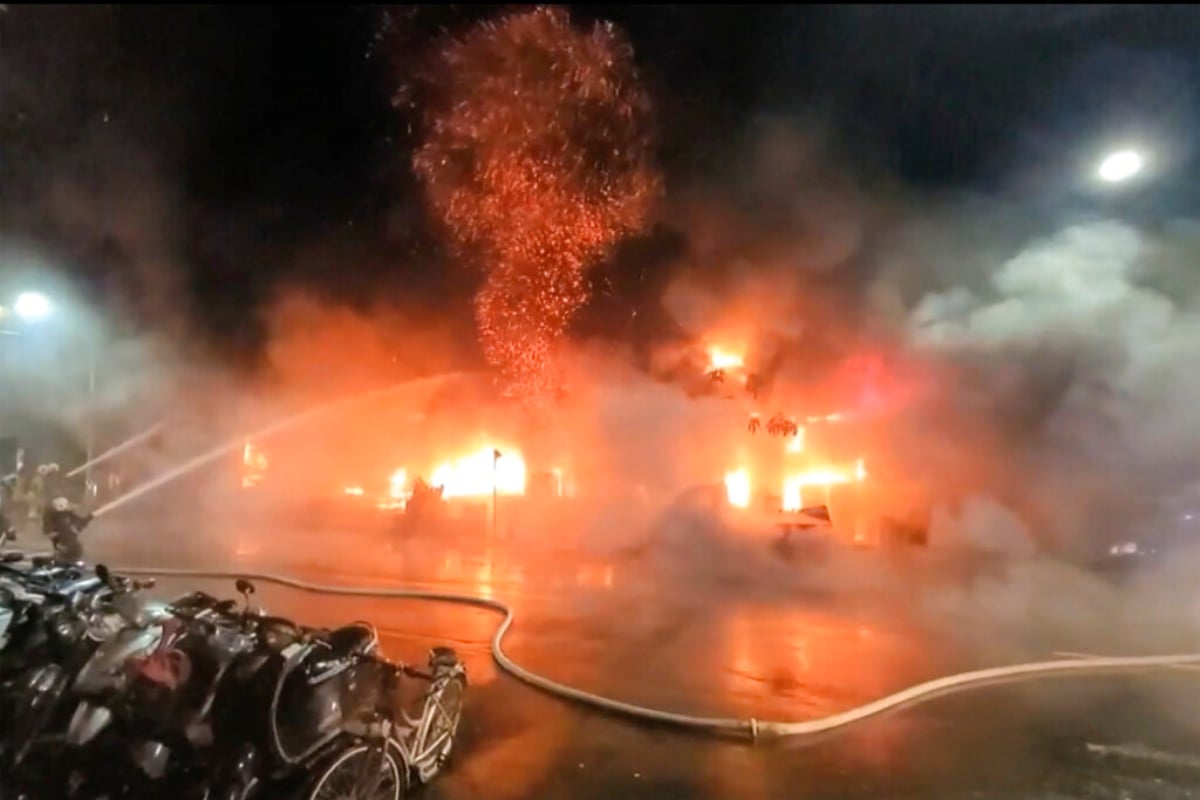 Niños heridos incendio casa