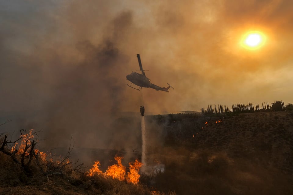 Incendios sequías inundaciones California