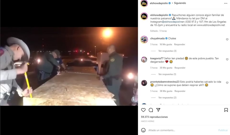 They rescue 21 box immigrants: All for the "American dream"