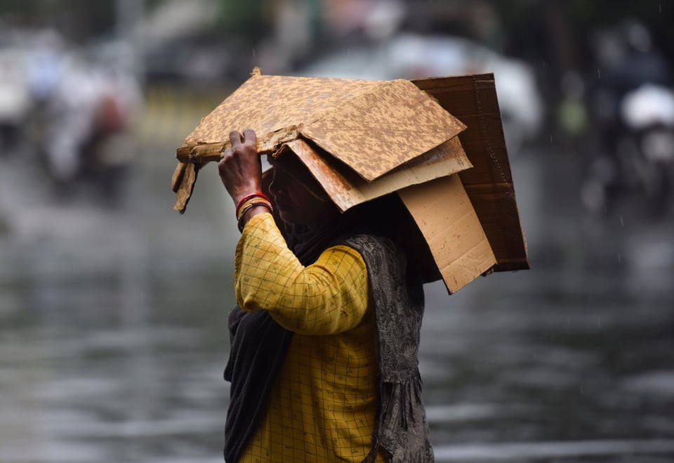 Mueren 36 personas tras fuertes lluvias y rayos en el norte de la India