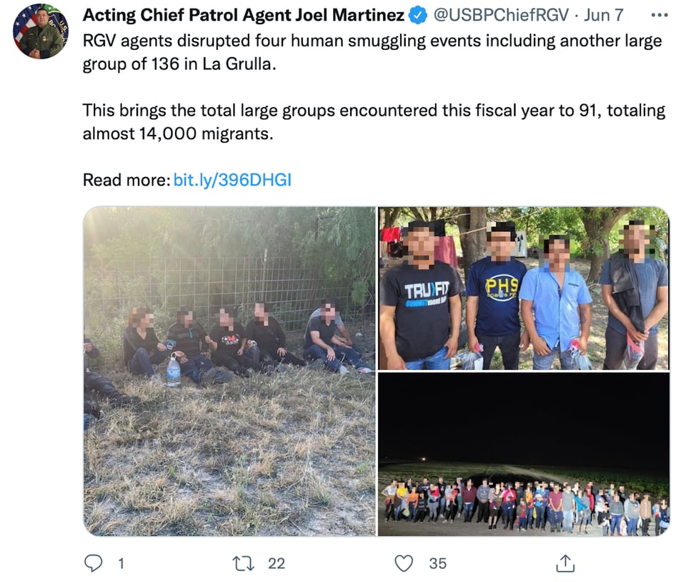 "Los coyotes están trayendo gente a nuestras comunidades"