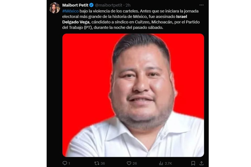 Israel Vega, Morena, muerte, asesinato, MundoNOW