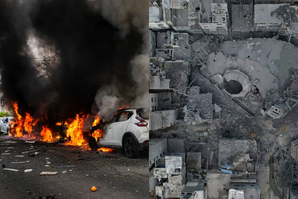 Israel bombardea el centro de la Ciudad de Gaza y amenaza con vengarse del asalto de Hamas