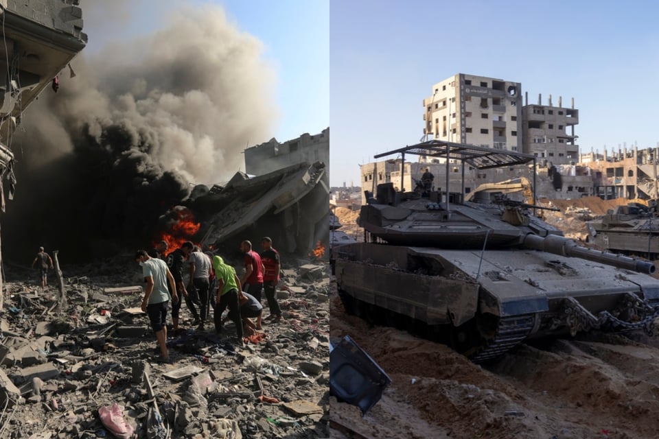 Israel amplía orden de evacuación y lanza bombardeos en Gaza