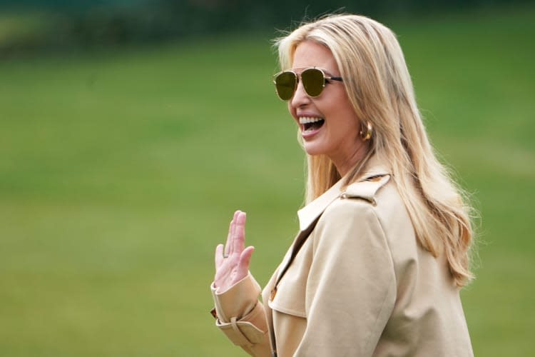 Ivanka Trump discovered sunbathing with her husband on Miami beach