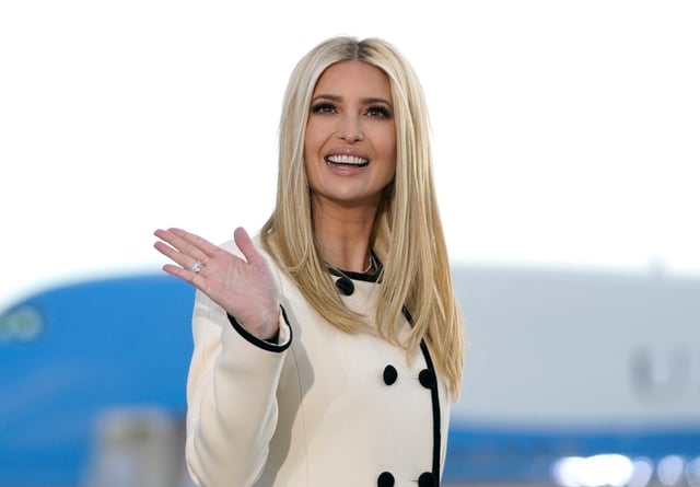 Ivanka Trump, daughter of former President Donald Trump, in a swimsuit