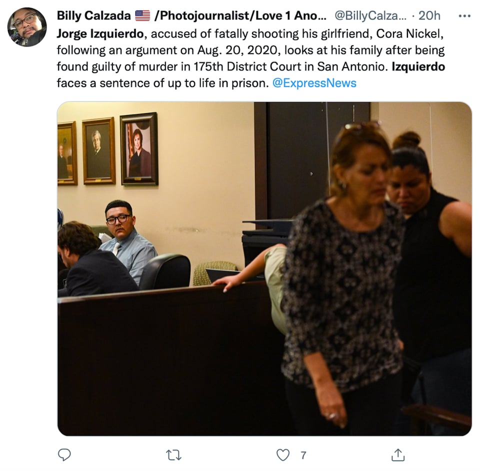 Jorge Izquierdo escapa de Texas y huye a California