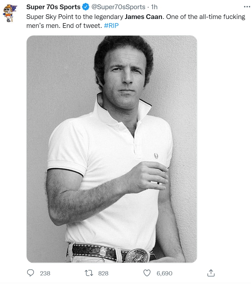 Muere actor James Caan