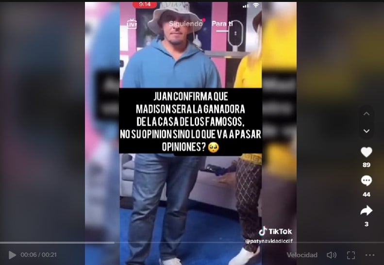 Juan Rivera revela ganador de LCDLF