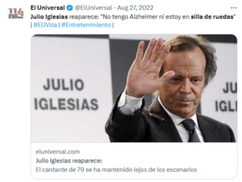 Julio Iglesias wheelchair